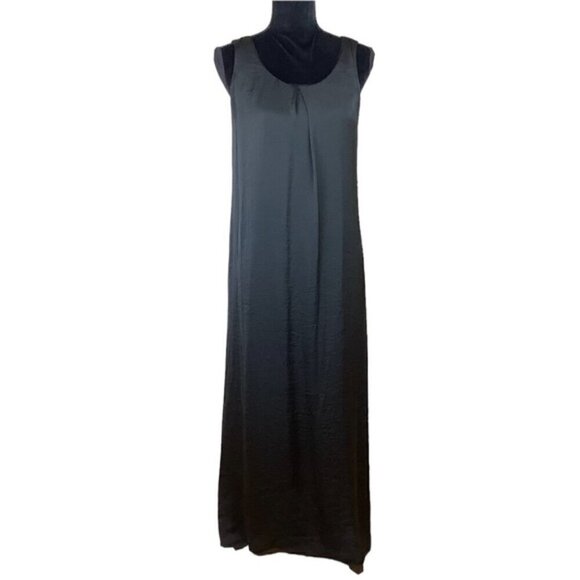 RUDSAK MAXI LONG BOHO RELAXED SILKY SLEVELESS DRESS - Picture 1 of 10